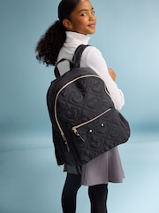 Lipsy Black School Bag and Pencil Case 2 Pack - Image 2 of 7