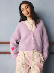 Cath Kidston Lilac Purple Cardigan - Image 1 of 8