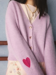 Cath Kidston Lilac Purple Cardigan - Image 5 of 8