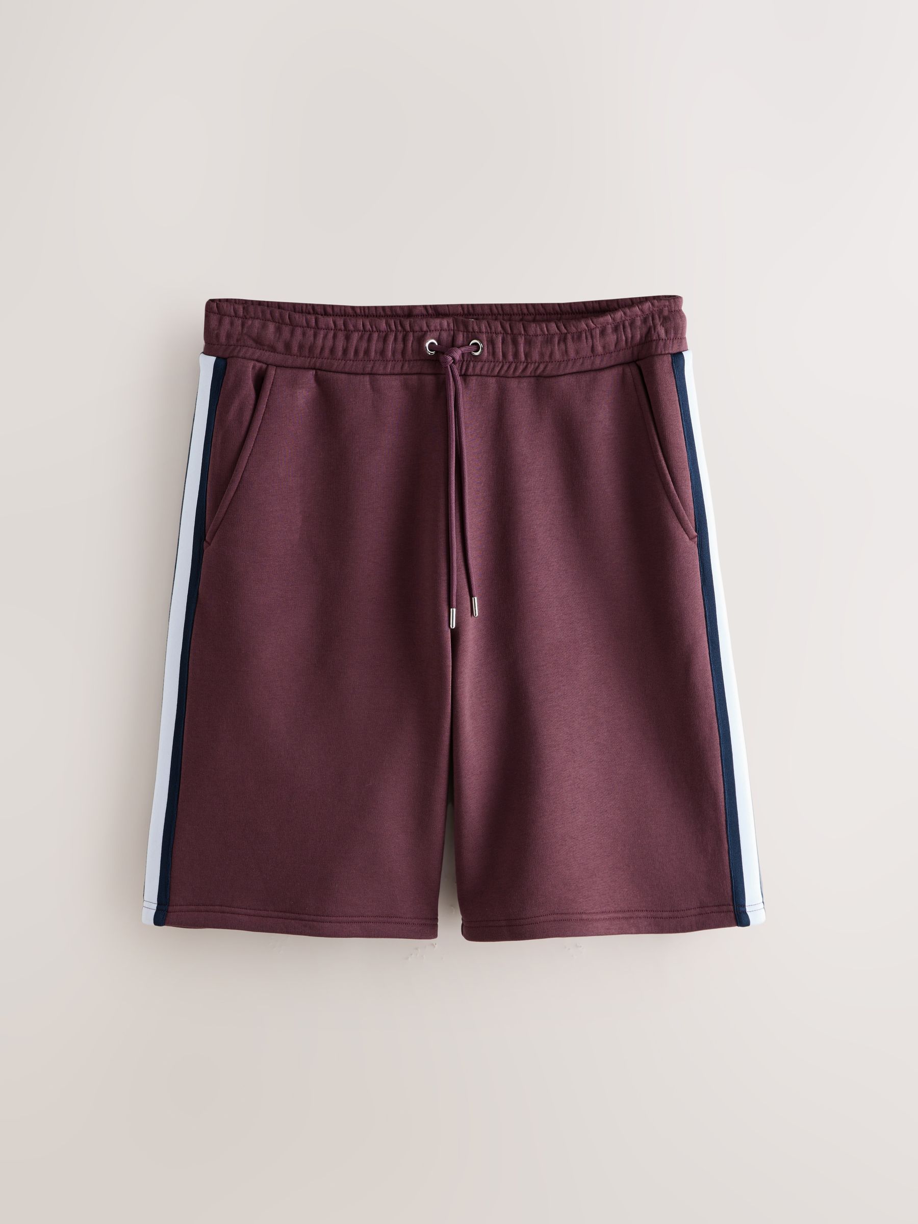 Buy Burgundy Red Jersey Side Stripe Jort Shorts from the Next UK