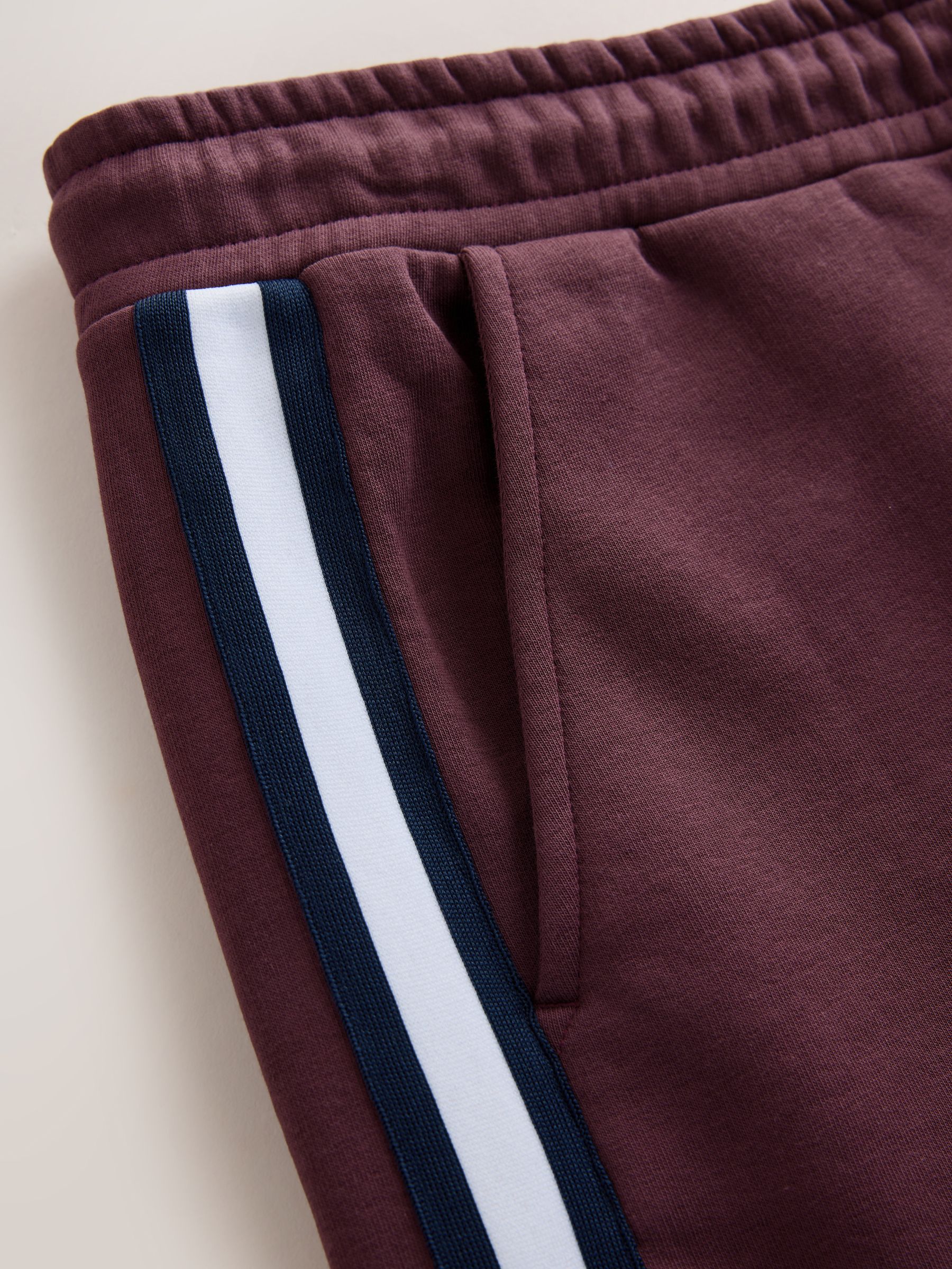 Buy Burgundy Red Jersey Side Stripe Jort Shorts from Next USA