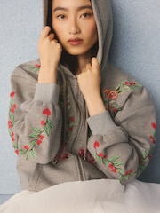 Cath Kidston bestickte Kapuzenjacke - Bild 4 von 11