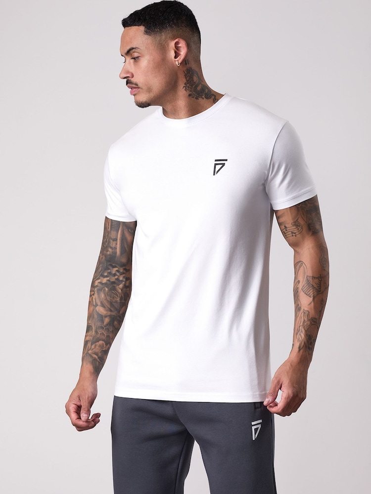 Gym King White Fight Division T-Shirt - Image 1 of 4