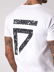 Gym King White Fight Division T-Shirt - Image 4 of 4