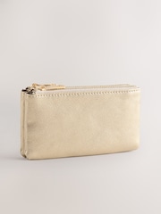 Metallic Zip Close Purse - Image 1 of 5