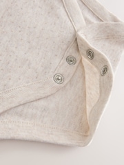 Neutral Bunny Long Sleeve Baby Bodysuits 5 Pack - Image 11 of 11