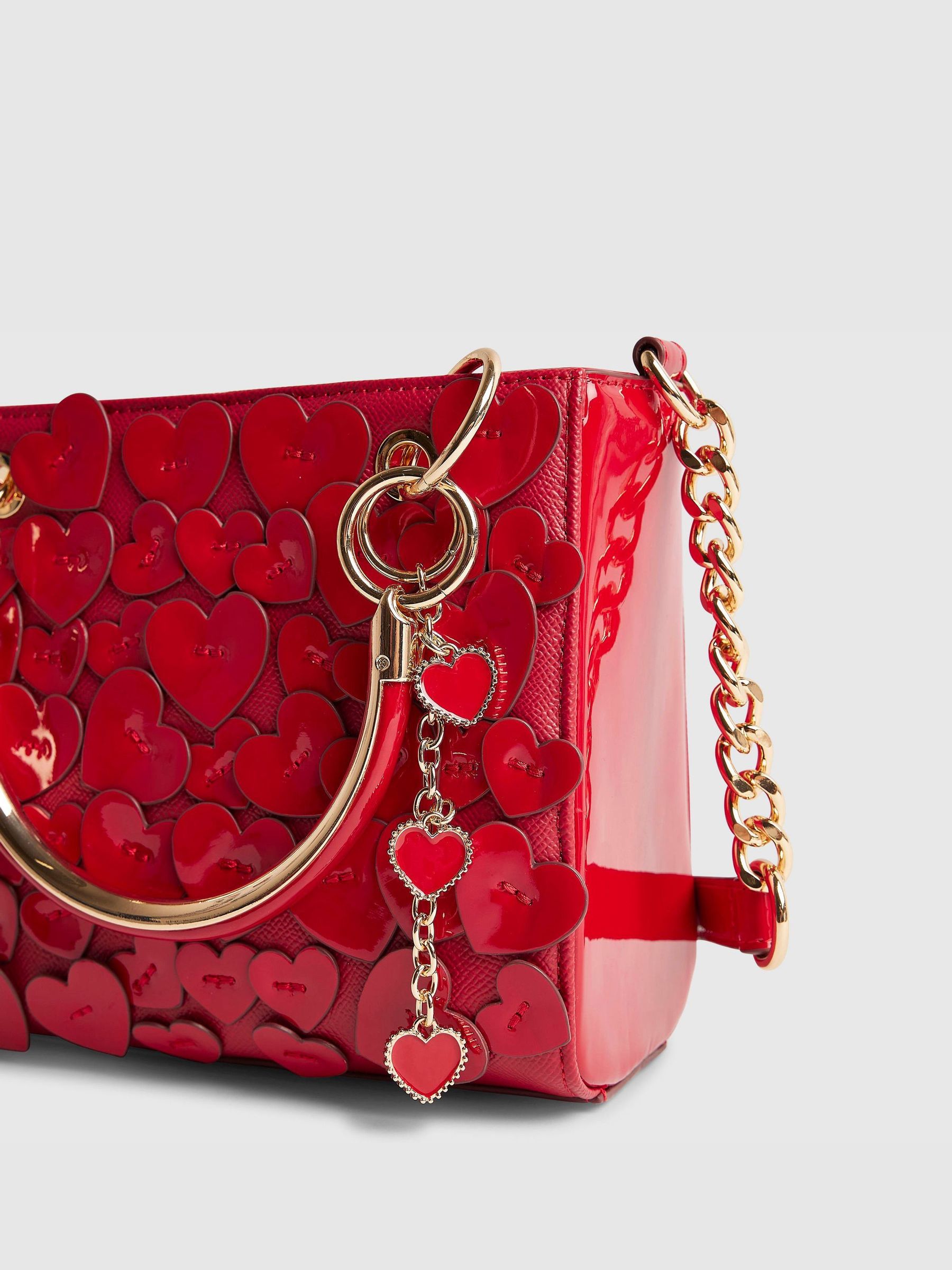 Buy River Island Red 3D Heart Tote Bag from the Next UK online shop