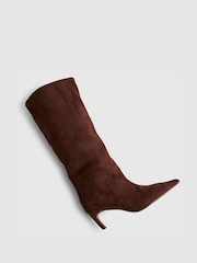 River Island Brown High Leg Heeled Boots - Image 4 of 6