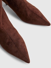 River Island Brown High Leg Heeled Boots - Image 5 of 6