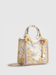 River Island Cream Floral Chain Tote Bag - Image 3 of 6
