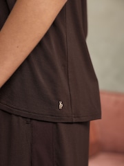B by Ted Baker Modal Cami Pyjamas Set with Satin Panels - Image 6 of 6