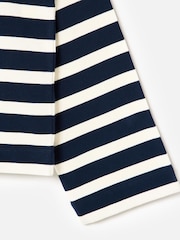 Oliver Bonas Blue Striped Long Sleeve Top - Image 7 of 7