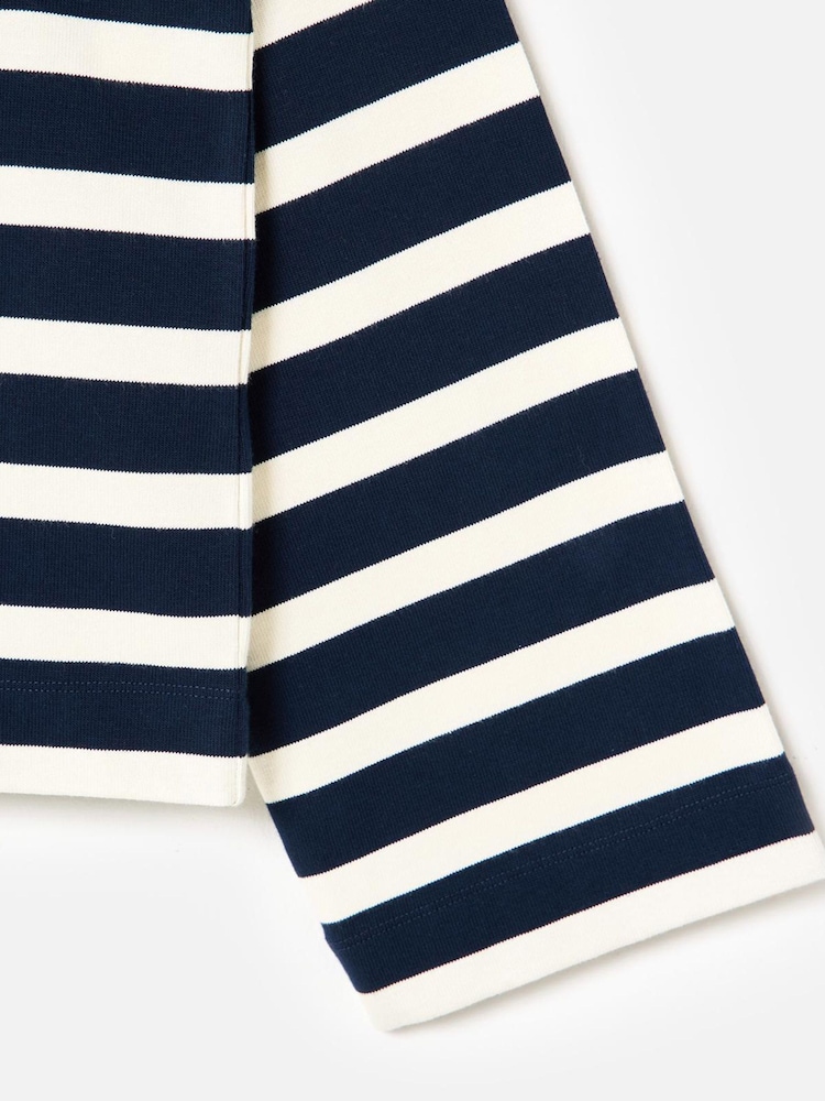 Oliver Bonas Blue Striped Long Sleeve Top - Image 7 of 7