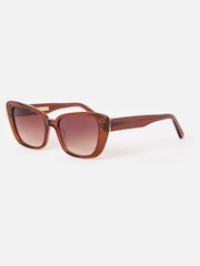 Oliver Bonas Mocha Cat Eye Acetat-Sonnenbrillen - Bild 3 von 4