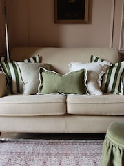 Ellenvale Interiors Olive Chloe Scalloped Edge Cushion 50 x 30cm Cover - Image 3 of 3