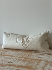 Ellenvale Interiors White Feather Filled 80x30 Cushion Insert - Image 1 of 1