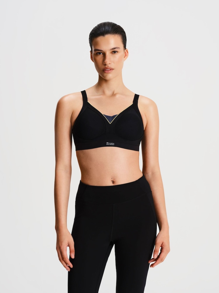 Shock Absorber Black Active Shaped Support Sports Bra - Image 1 of 4