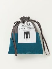 FatFace 2 PACK MERIBEl Grey Leggings - Image 10 of 10