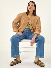 Brun - Roman Cotton Twill Quilted Jacket - Bilde 1 av 5