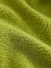 Lime Green 100% Merino Wool N.Premium Neck Scarf - Image 7 of 7