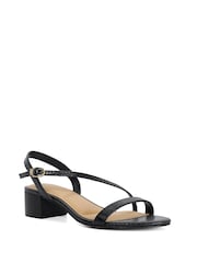 Dune London Black Jolene Block Heeled Sandals - Image 3 of 6