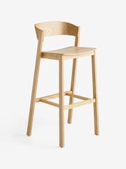 MADE.COM Natural Ash Aster Bar Stool - Image 4 of 5