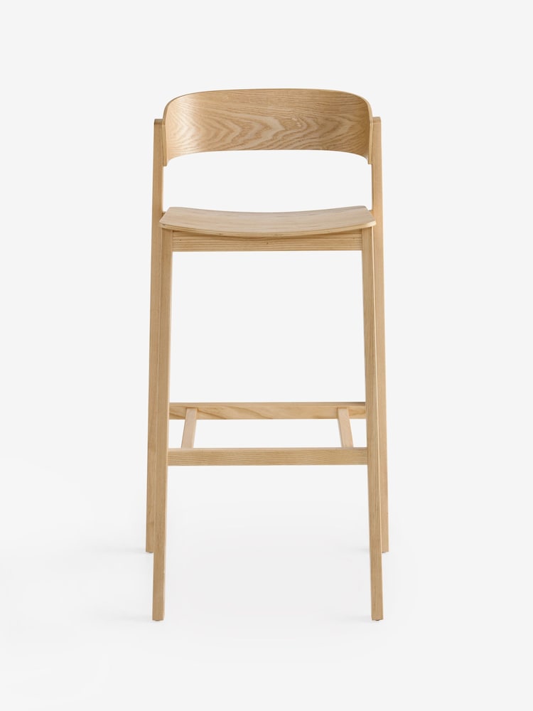 MADE.COM Natural Ash Aster Bar Stool - Image 5 of 5