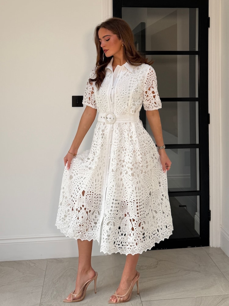 Midi Šaty Girl In Mind Meadow Krátký rukáv - Obrázek 5 z 5