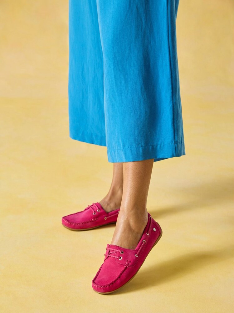 Hush Puppies Pink Tula Boat Shoes - Image 1 of 4 Hush Puppies Pink Tula Boat Shoes - Image 1 of 4