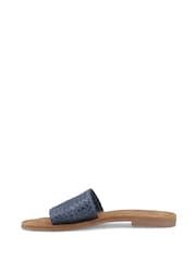 Hush Puppies Blue Hetty Slide Wide Fit Sandals - Image 2 of 5