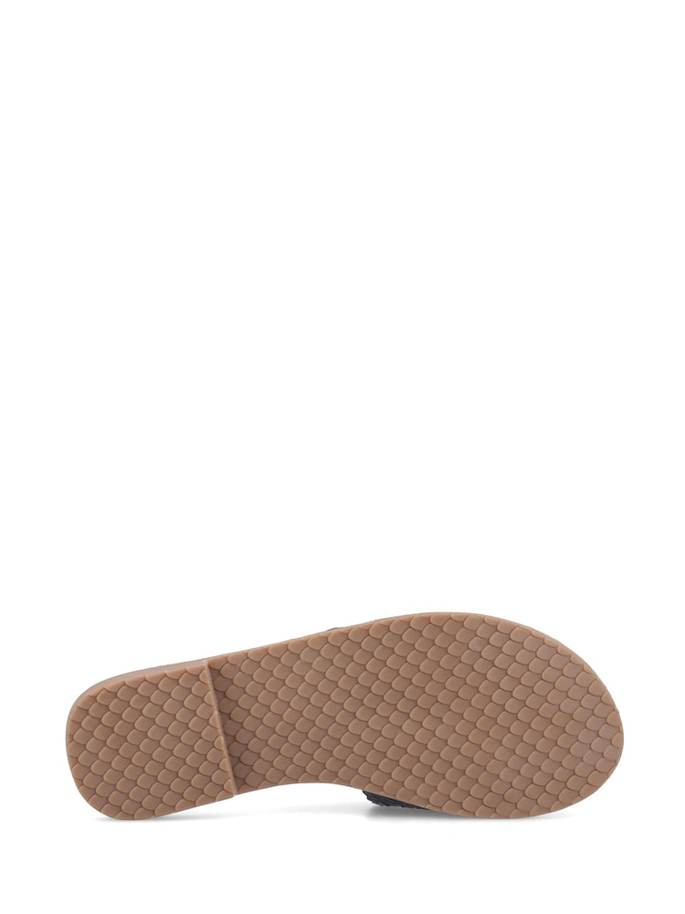 Hush Puppies Blue Hetty Slide Wide Fit Sandals - Image 5 of 5 Hush Puppies Blue Hetty Slide Wide Fit Sandals - Image 5 of 5