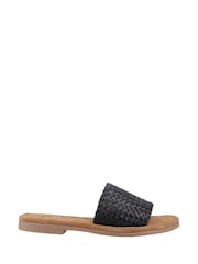 Hush Puppies Black Hetty Slide Wide Fit Sandals - Image 1 of 5