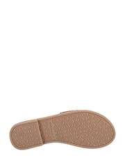 Hush Puppies Black Hetty Slide Wide Fit Sandals - Image 5 of 5