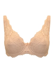 Pour Moi Nude Non Padded Underwired Fleur Balconette Bra - Image 3 of 4
