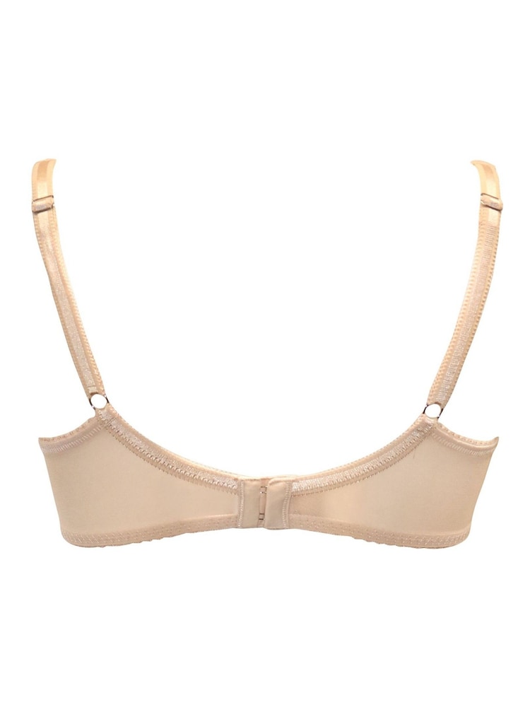 Pour Moi Nude Non Padded Underwired Fleur Balconette Bra - Image 4 of 4 Pour Moi Nude Non Padded Underwired Fleur Balconette Bra - Image 4 of 4