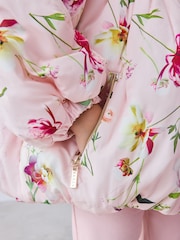 Baker by Ted Baker Shower Resistant Bow Printed Bubble Padded Coat - Image 6 of 12