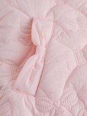 Baker by Ted Baker Pink 3 In 1 Borg Quilted Gilet Coat - Image 15 of 16
