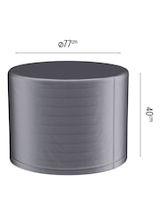 Pacific Anthracite Garden Firetable Aerocover Round - Image 2 of 6