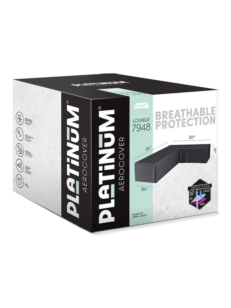 Pacific Anthracite Outdoor Seating Set Aerocover Right Hand LShape - Image 1 of 6 Pacific Anthracite Outdoor Seating Set Aerocover Right Hand LShape - Image 1 of 6