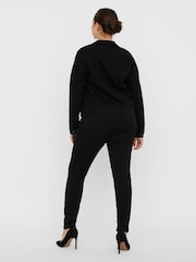 VERO MODA Black Curve Slim Fit Denim Jacket - Image 2 of 5