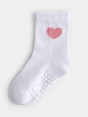 JoJo Maman Bébé Pure White 5-Pack Frill Bow Socks - Image 5 of 7
