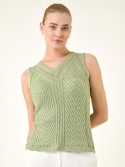 Pleteni prsluk od rimskih kapica - Slika 4 od 5