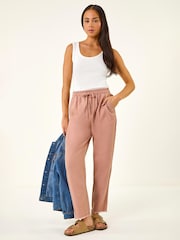 وردي - بنطلون بخصر قابل للتمدد من Roman - Image 1 of 5