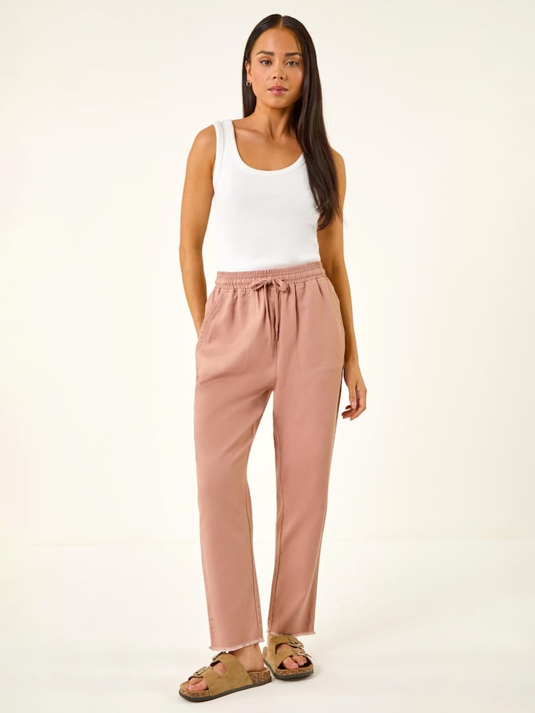 وردي - بنطلون بخصر قابل للتمدد من Roman - Image 2 of 5