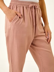 وردي - بنطلون بخصر قابل للتمدد من Roman - Image 5 of 5