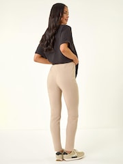 Roman Natural Petite Bengaline Stretch Trousers - Image 2 of 5