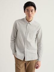 Seasalt Cornwall Green Jenken Striped Shirt - Image 1 of 5