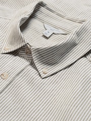 Seasalt Cornwall Green Jenken Striped Shirt - Image 5 of 5