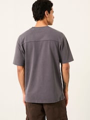 FatFace Alton Charcoal Grey Short Sleeve T-Shirt - Image 2 of 8