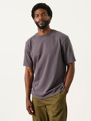 FatFace Alton Charcoal Grey Short Sleeve T-Shirt - Image 3 of 8